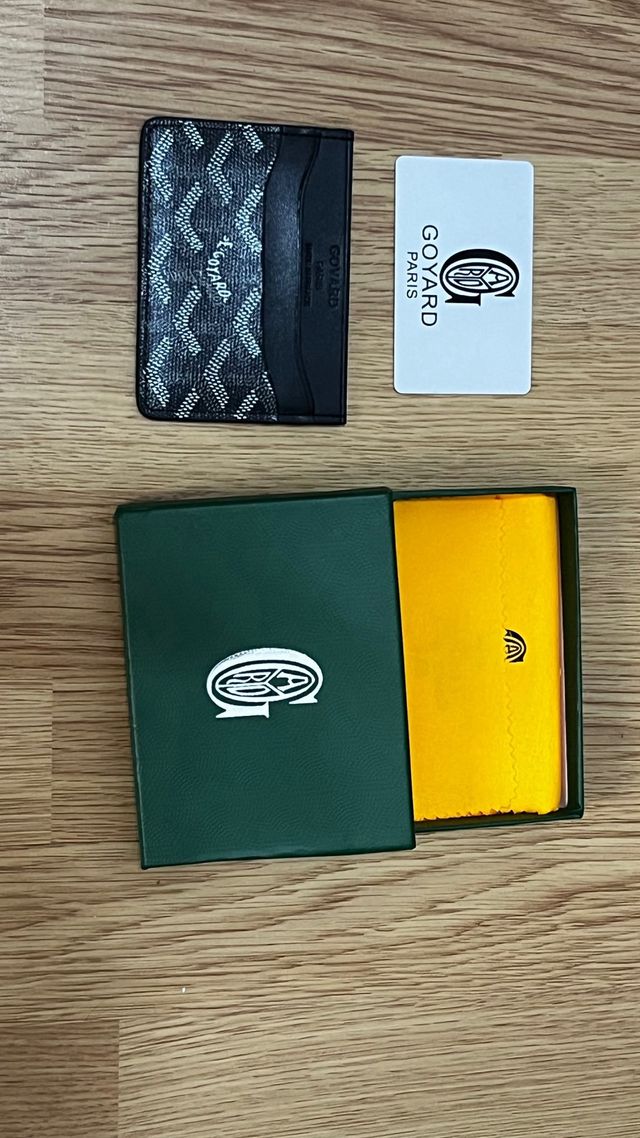 Tarjetero Goyar - Negro y Marrón