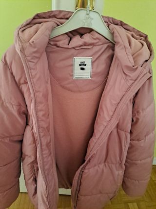 Abrigo rosa adolescente -talla 15/16