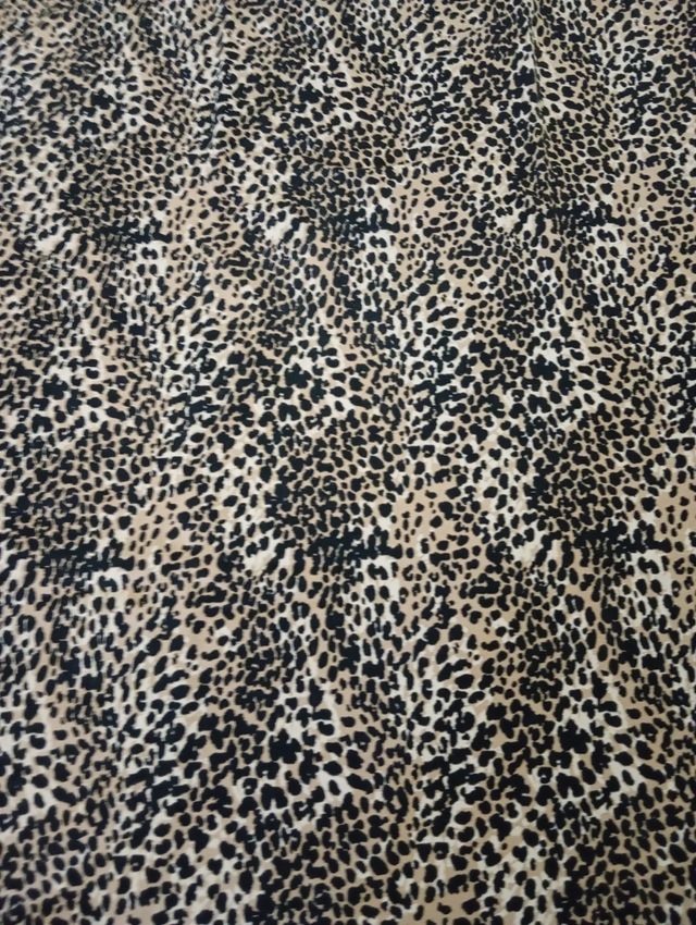 Vestido corto leopardo - talla L