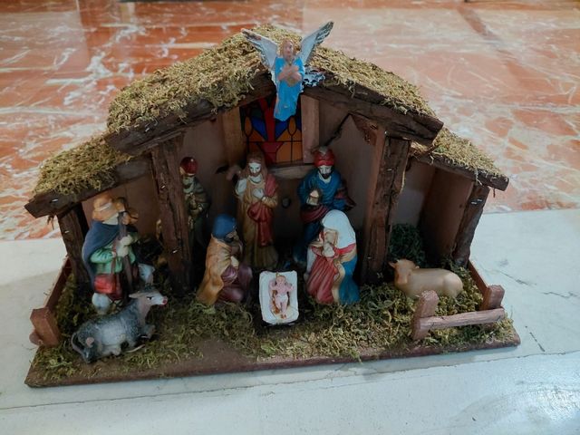 Portal Belén nacimiento vintage