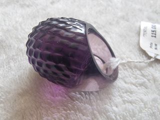 Anillo Lalique Cristal Púrpura