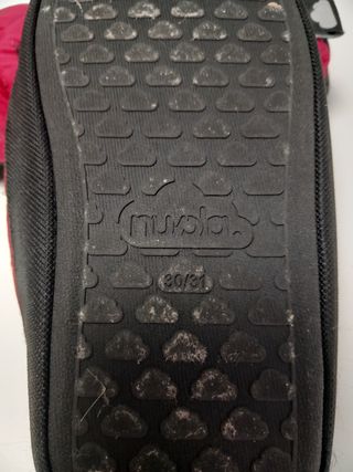 Pantofole rosse invernali per bambino (taglia 30-31)