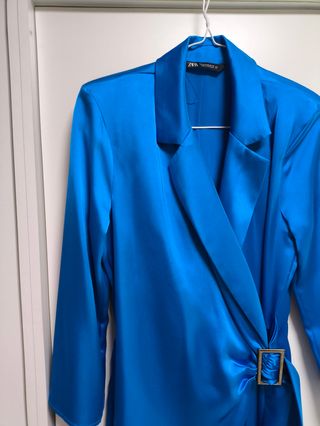 Vestido Zara azul electra - Talla M