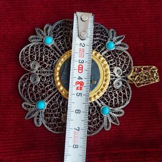 Medalla Relicario filigrana plata