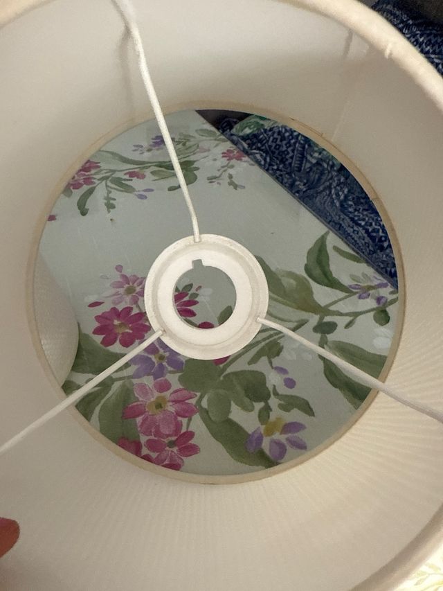 3 pantallas lámparas - blancas