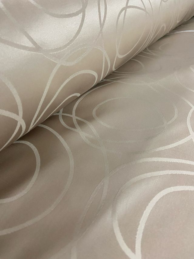 Tessuto Raso Beige - Cerchi