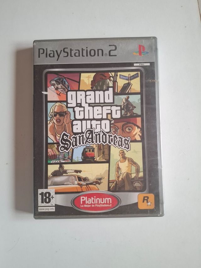 GTA San Andreas PS2 Platinum