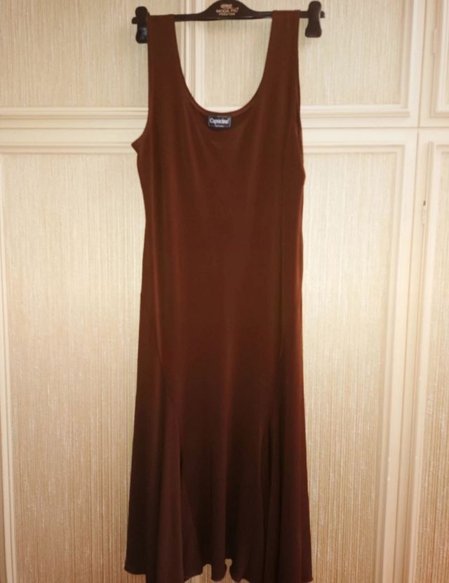 Vestito lungo Capucine marrone