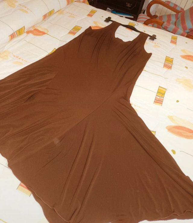 Vestito lungo Capucine marrone