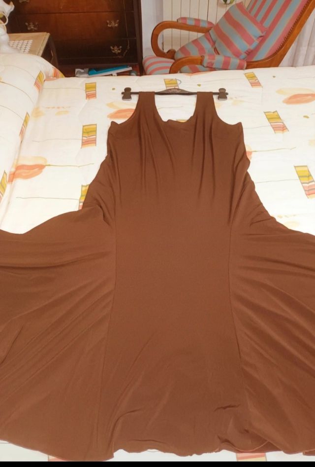 Vestito lungo Capucine marrone