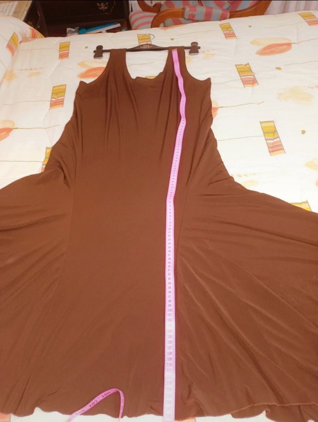 Vestito lungo Capucine marrone