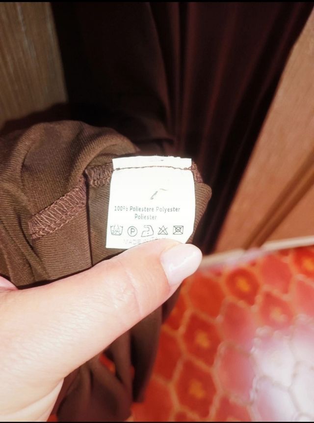 Vestito lungo Capucine marrone