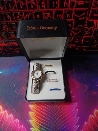 Reloj Irion Germany Mujer Dorado. hoy