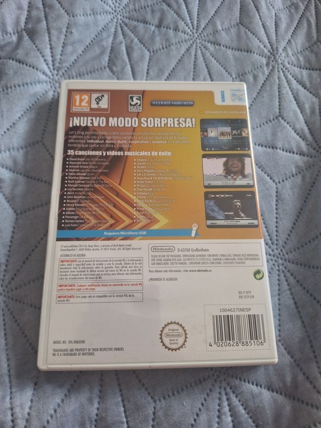 Cantiamo Wii - Karaoke Nintendo