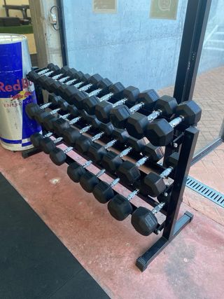 Rack mancuernas hexagonal - 2uds