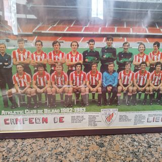 Poster Athletic Club Bilbao 1982-83