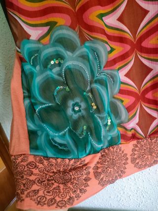 Camiseta verano Desigual mujer M o 38-40.Perfecta!