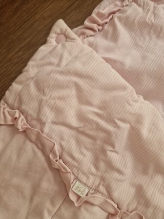 Sacos y colchoneta silla paseo bebé - Rosa y marró