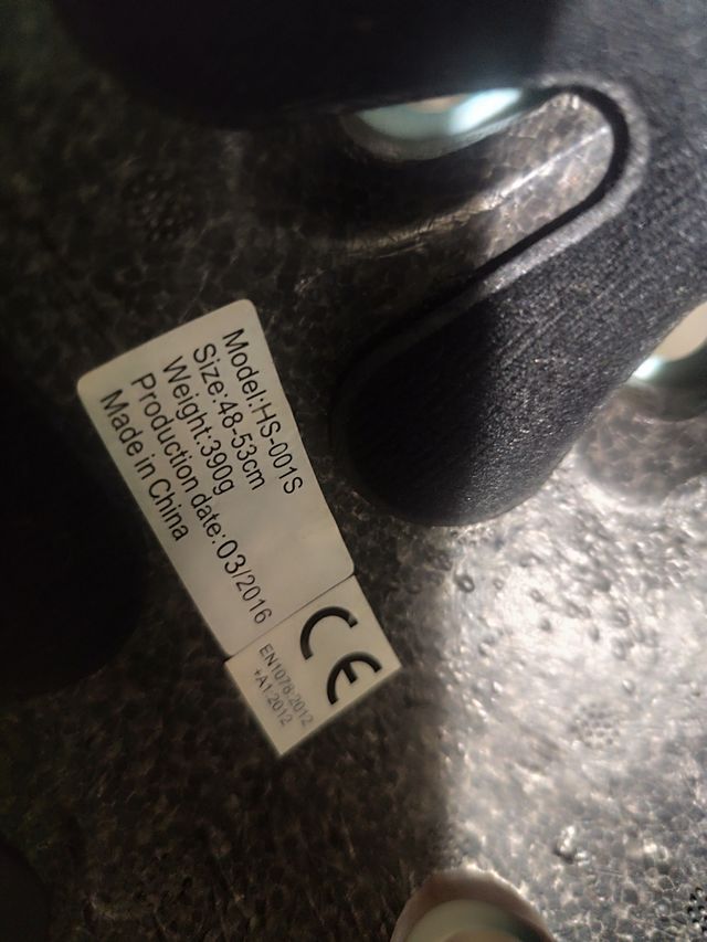 Casco bici niño/a celeste