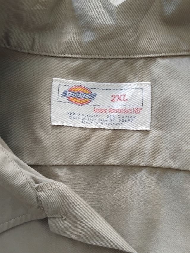 Camicia Dickies cachi 54 Ita 2XL USA