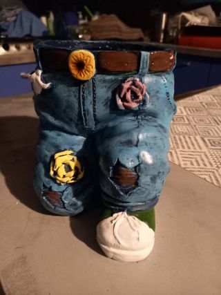 Vaso portafiori jeans