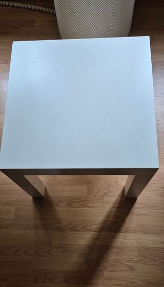 Mesita blanca madera - Decoración