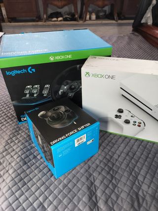 Logitech G920 + Cambio + Xbox One S 500GB