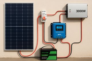 Kit solar completo