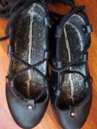 Abarcas negras talla 38