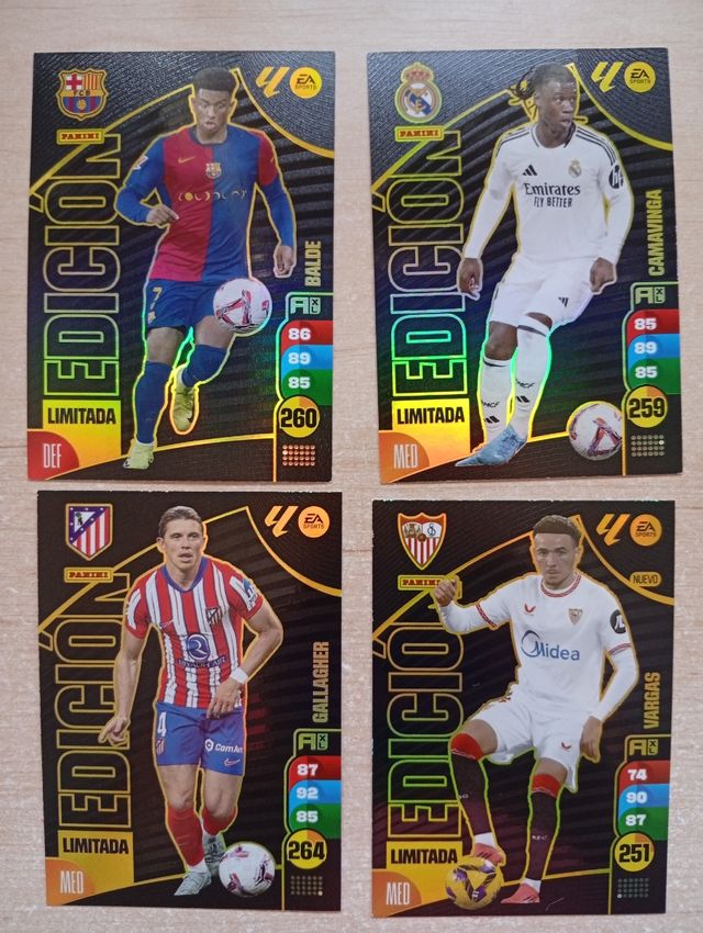 Adrenalyn XL: 4 cartas edición limitada