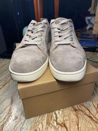 Louboutin Sneakers Uomo Grigie