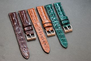 Correas reloj piel cocodrilo