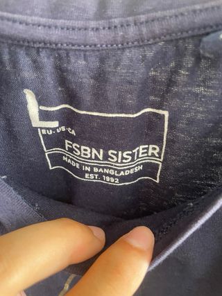 Camiseta FSBN Sister - Azul Marino