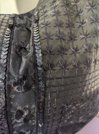 Braccialini borsa a spalla in vera pelle blu