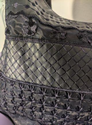 Braccialini borsa a spalla in vera pelle blu