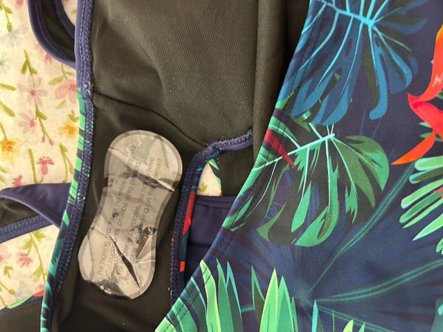 Bañador estampado tropical