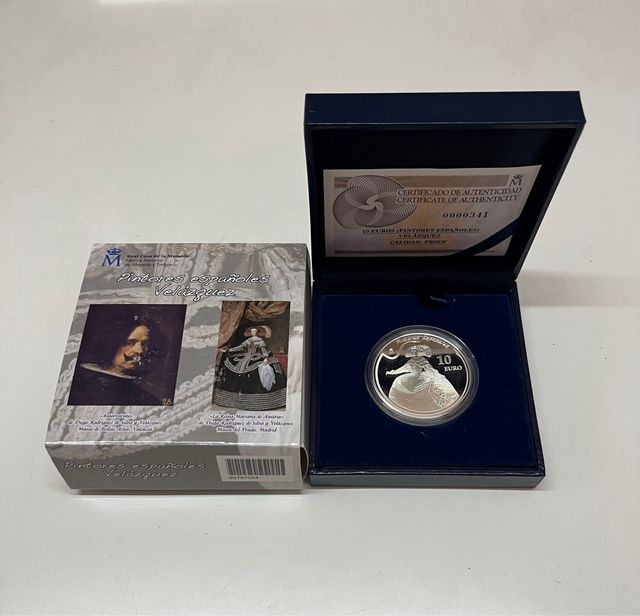 Moneda 10€ Velázquez - Plata
