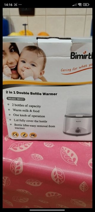 Esterilizador y Calienta biberones y potitos Bimit