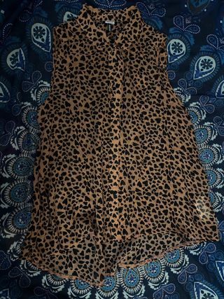 Blusa American Vintage M - Leopardo