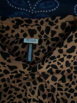 Blusa American Vintage M - Leopardo