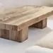 Mesa centro rústica madera maciza