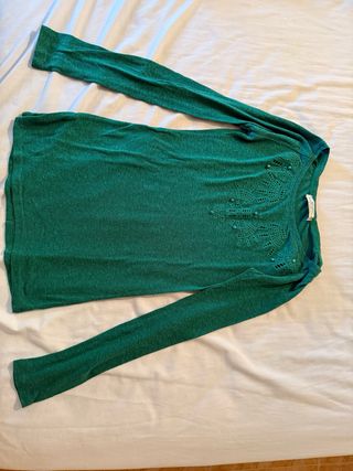 Camiseta manga larga verde