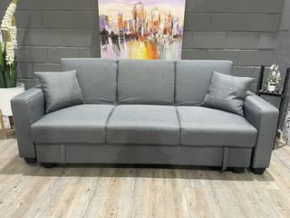 Sofá cama gris - 3 plazas