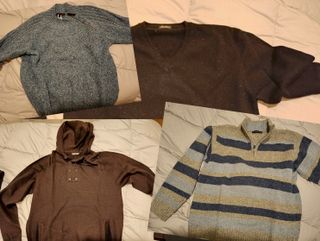 4 Maglioni Lana - Blu, Marrone