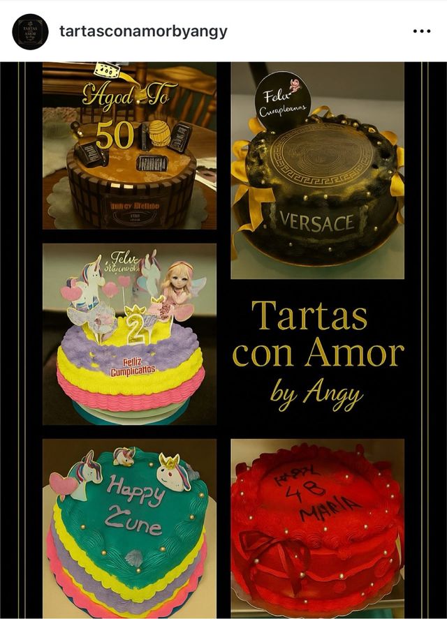 Tartas Cumpleaños - 5 diseños