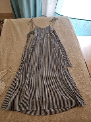 Vestido rayas blanco y azul