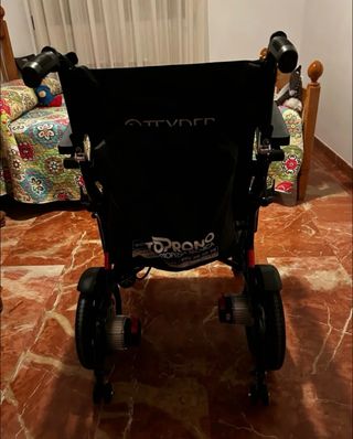 Silla de ruedas batería plegable