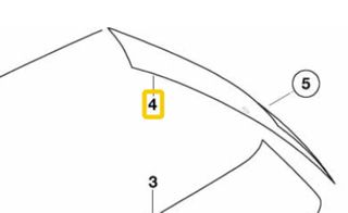 LUNA TRASERA ANTENNA MINI R50 R53 