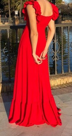 bata roja flamenca 