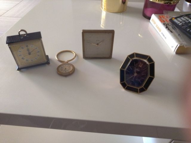 3 sveglie vintage: Indier & 1 Orologi